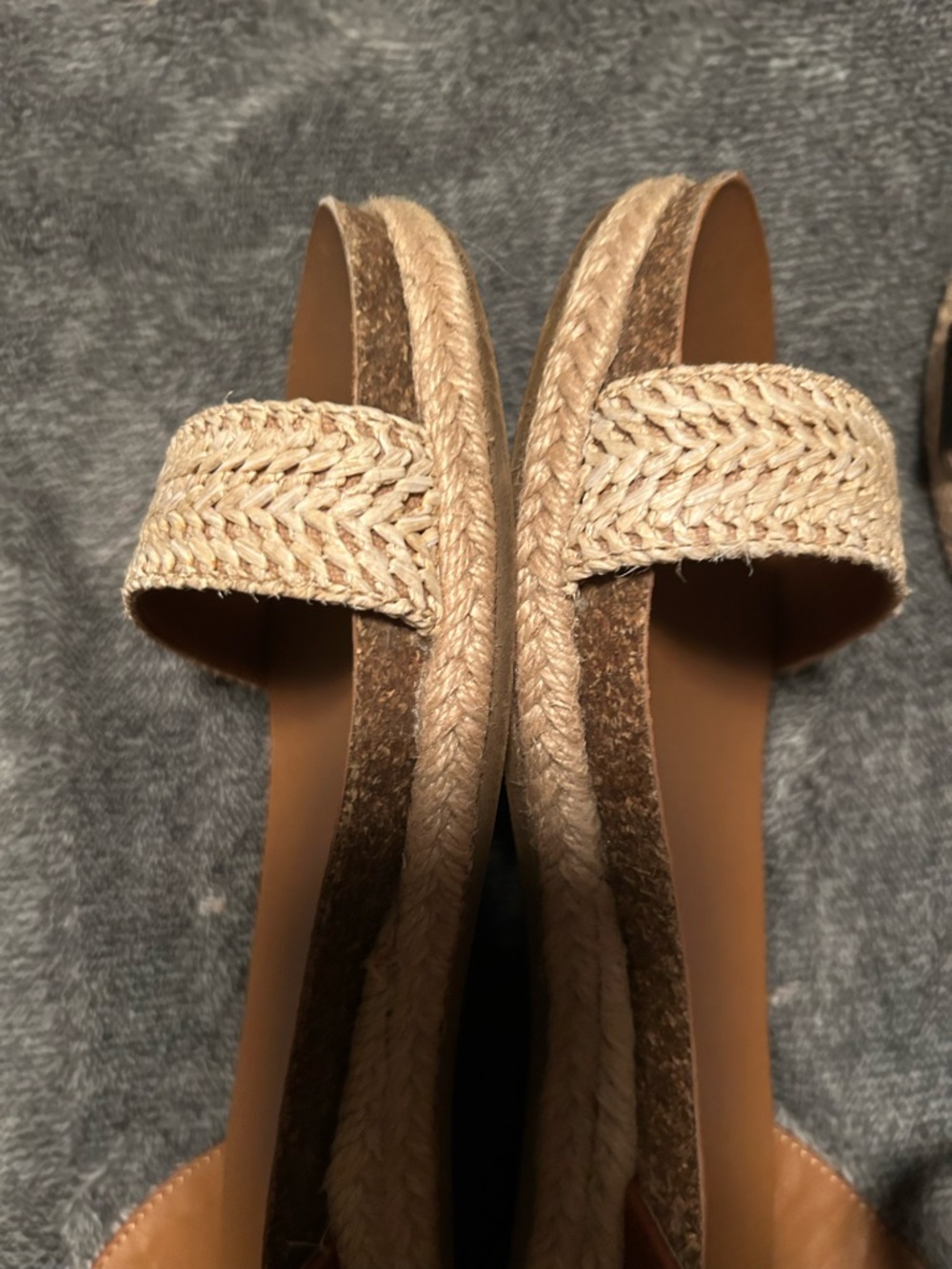Women's Espadrille Sandals *lot of 2* Brown and Black - Picture 7 of 8